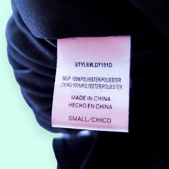 Boutique Little Black Dress with Heart-Cutout & Pleats S - Picture 7 of 7